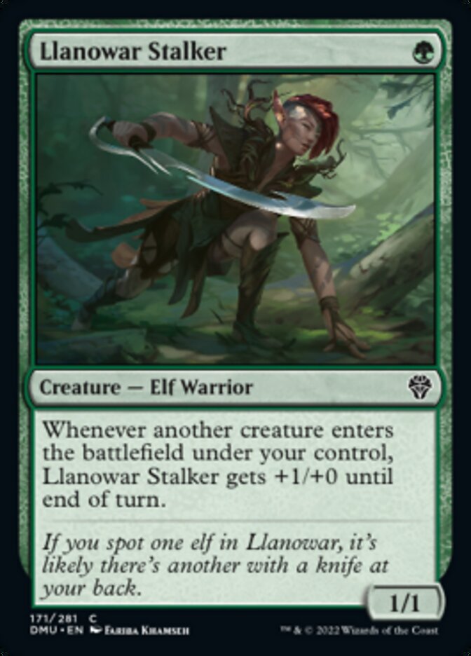 Llanowar Stalker [Dominaria United] | Dragon's Lair Comics and Fantasy Houston TX