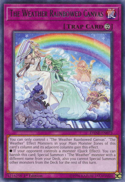 The Weather Rainbowed Canvas [DANE-EN073] Rare | Dragon's Lair Comics and Fantasy Houston TX