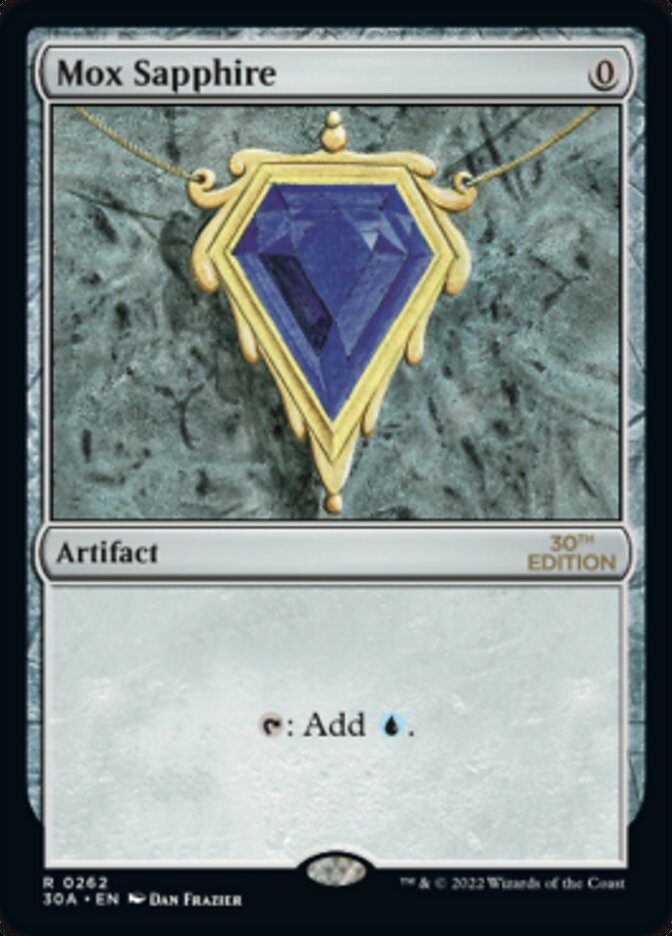 Mox Sapphire [30th Anniversary Edition] | Dragon's Lair Comics and Fantasy Houston TX