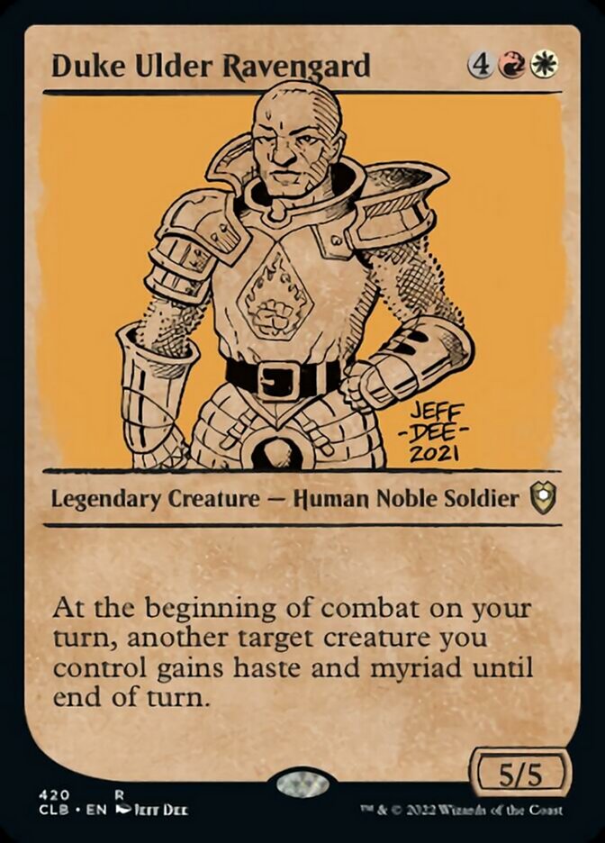 Duke Ulder Ravengard (Showcase) [Commander Legends: Battle for Baldur's Gate] | Dragon's Lair Comics and Fantasy Houston TX