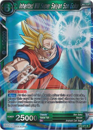 Inherited Will Super Saiyan Son Goku (BT2-071) [Union Force] | Dragon's Lair Comics and Fantasy Houston TX