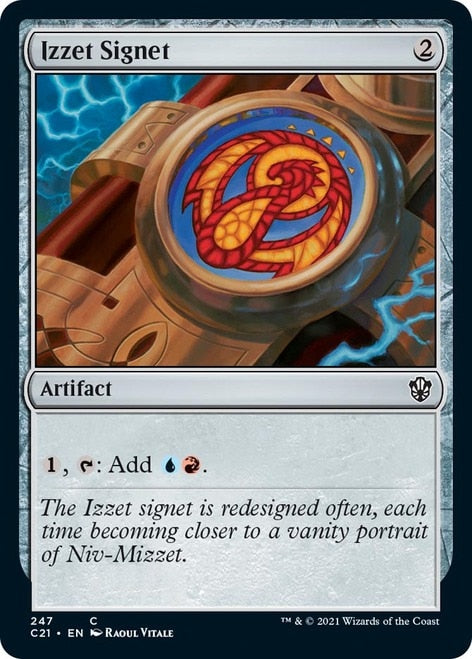 Izzet Signet [Commander 2021] | Dragon's Lair Comics and Fantasy Houston TX
