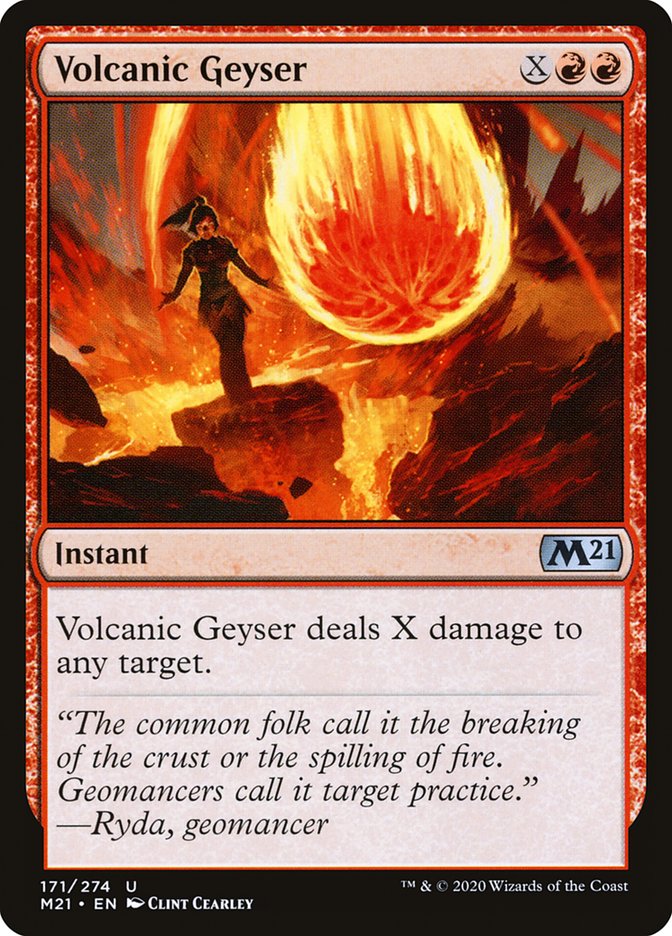 Volcanic Geyser [Core Set 2021] | Dragon's Lair Comics and Fantasy Houston TX