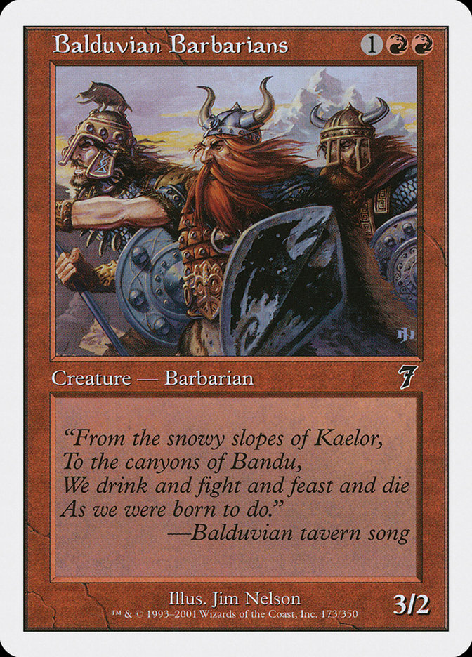 Balduvian Barbarians [Seventh Edition] | Dragon's Lair Comics and Fantasy Houston TX