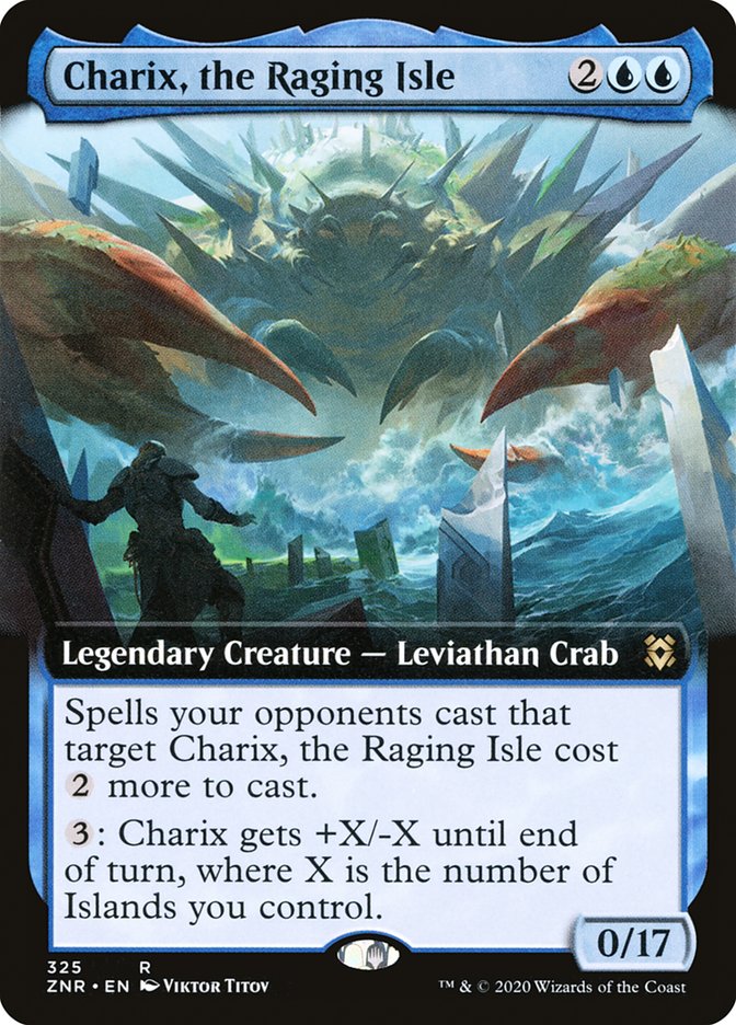 Charix, the Raging Isle (Extended Art) [Zendikar Rising] | Dragon's Lair Comics and Fantasy Houston TX