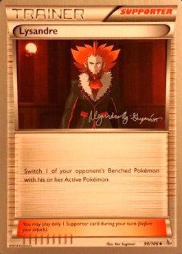 Lysandre (90/106) (Primal Groudon - Alejandro Ng-Guzman) [World Championships 2015] | Dragon's Lair Comics and Fantasy Houston TX