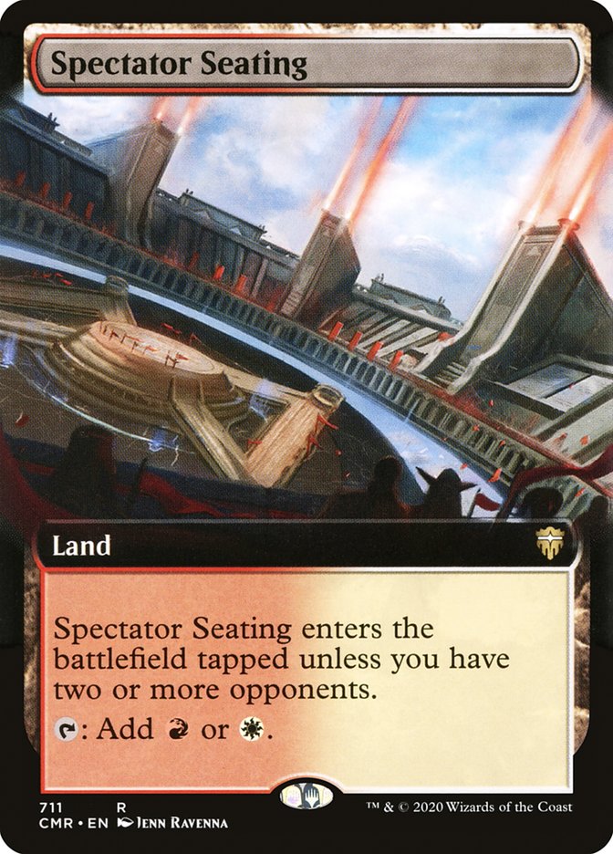 Spectator Seating (Extended Art) [Commander Legends] | Dragon's Lair Comics and Fantasy Houston TX