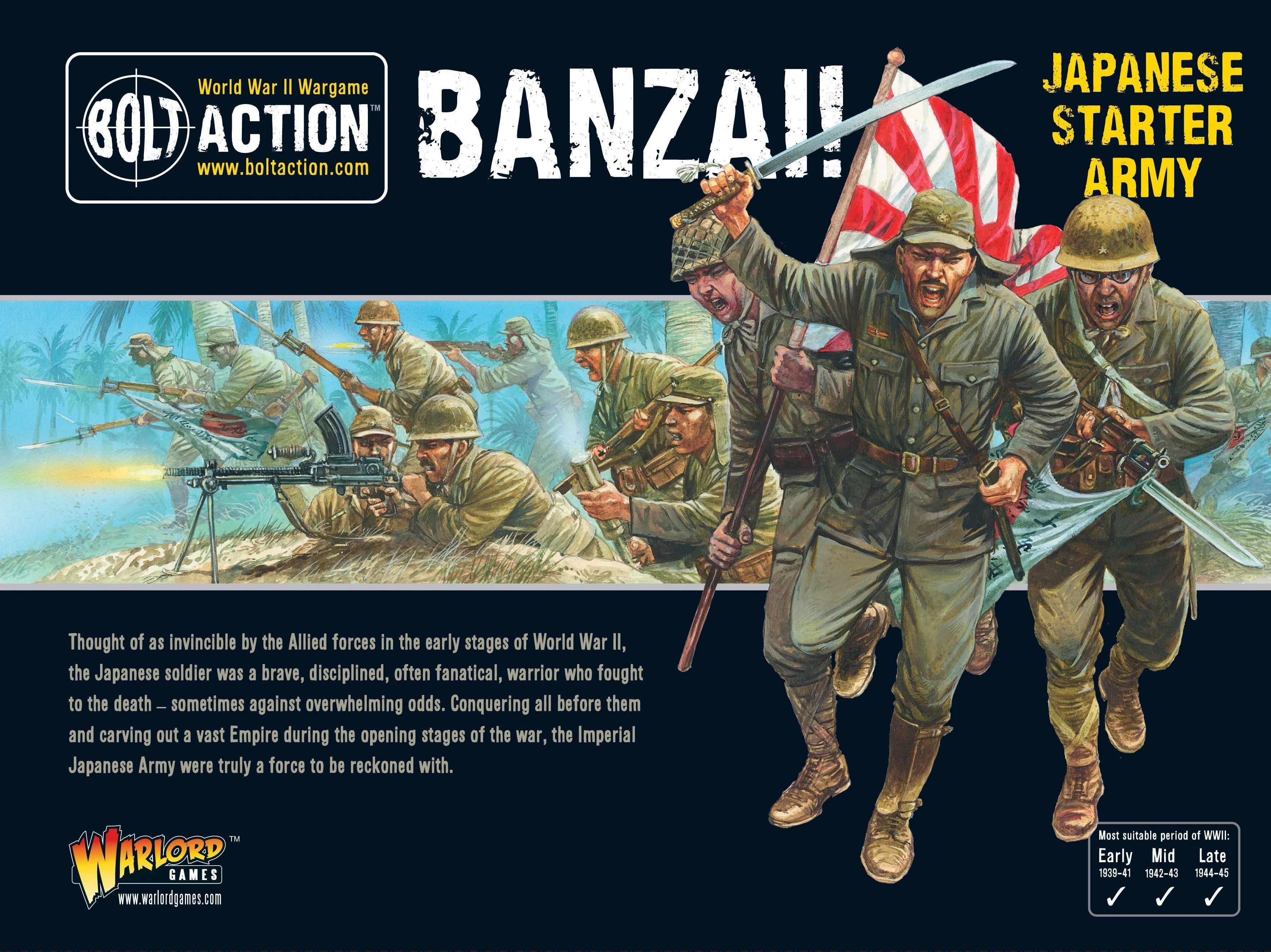 Bolt Action: Banzai! Japanese Starter Army | Dragon's Lair Comics and Fantasy Houston TX