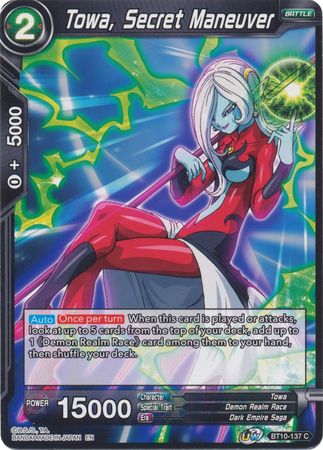 Towa, Secret Maneuver (BT10-137) [Rise of the Unison Warrior] | Dragon's Lair Comics and Fantasy Houston TX
