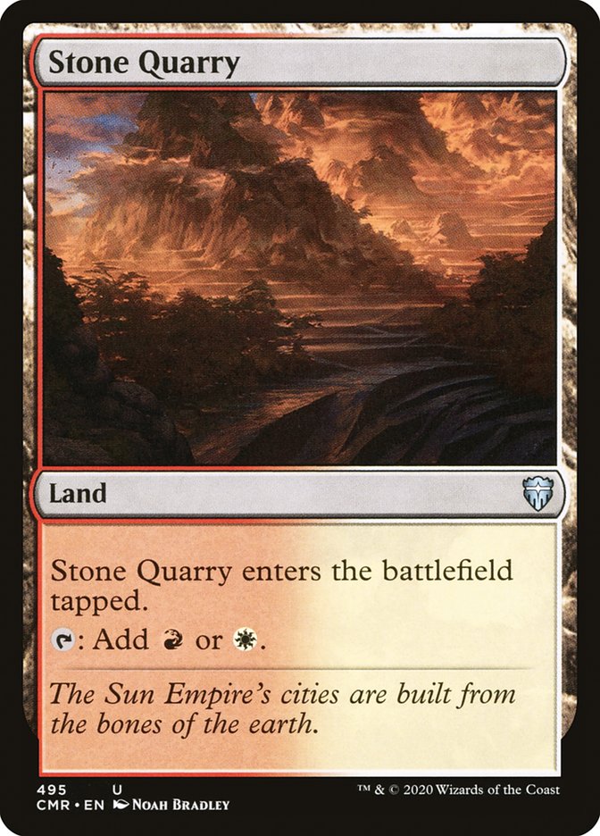Stone Quarry [Commander Legends] | Dragon's Lair Comics and Fantasy Houston TX