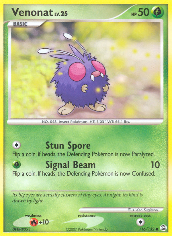 Venonat (116/132) [Diamond & Pearl: Secret Wonders] | Dragon's Lair Comics and Fantasy Houston TX