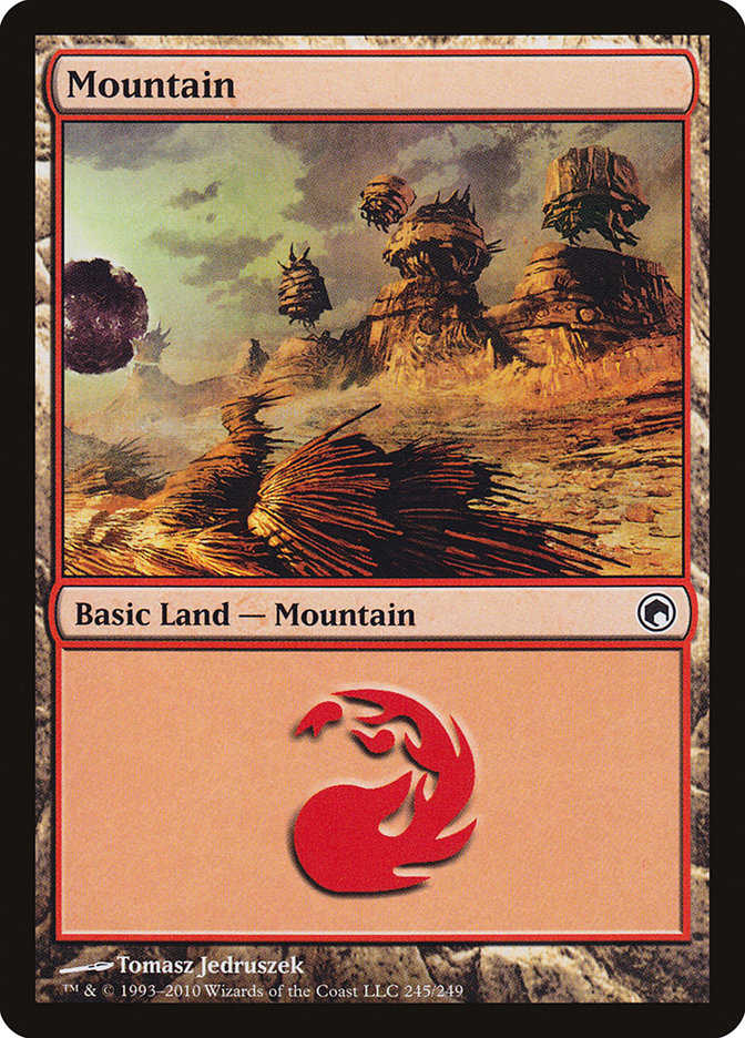 Mountain (245) [Scars of Mirrodin] | Dragon's Lair Comics and Fantasy Houston TX