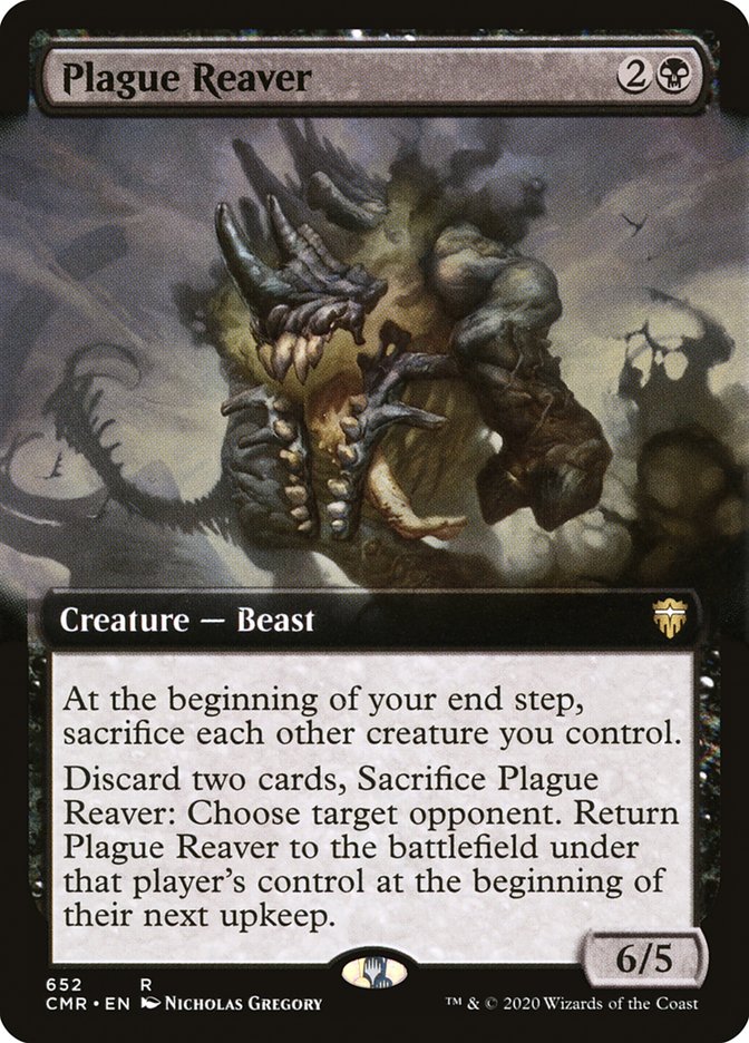 Plague Reaver (Extended Art) [Commander Legends] | Dragon's Lair Comics and Fantasy Houston TX