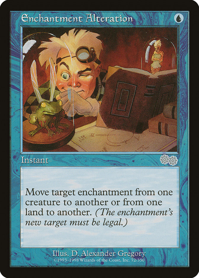 Enchantment Alteration [Urza's Saga] | Dragon's Lair Comics and Fantasy Houston TX