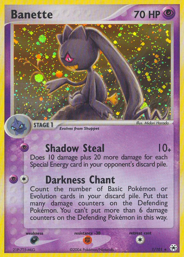 Banette (1/101) [EX: Hidden Legends] | Dragon's Lair Comics and Fantasy Houston TX