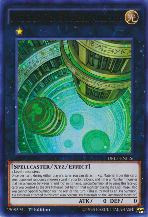 Number 78: Number Archive [DRL3-EN026] Ultra Rare | Dragon's Lair Comics and Fantasy Houston TX