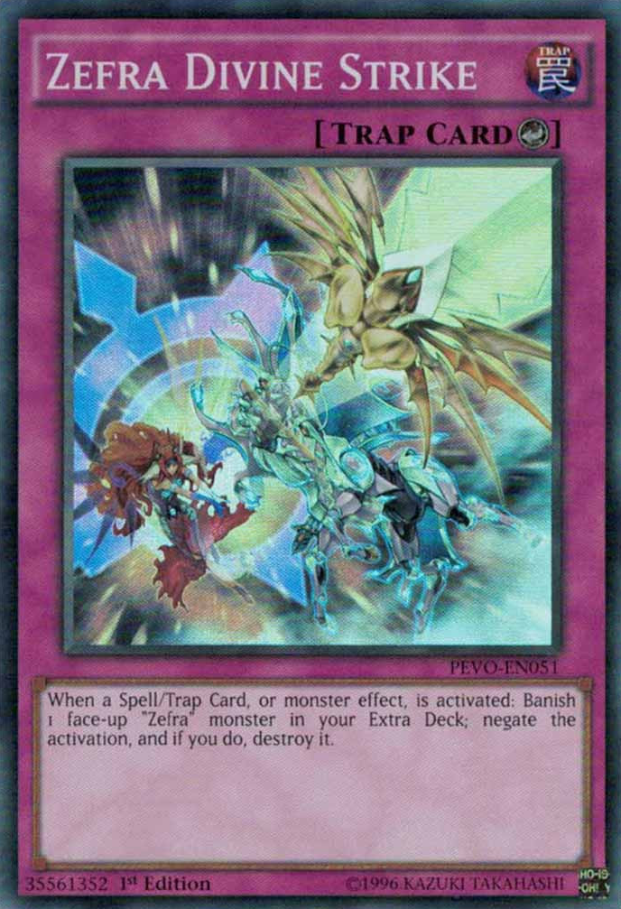 Zefra Divine Strike [PEVO-EN051] Super Rare | Dragon's Lair Comics and Fantasy Houston TX