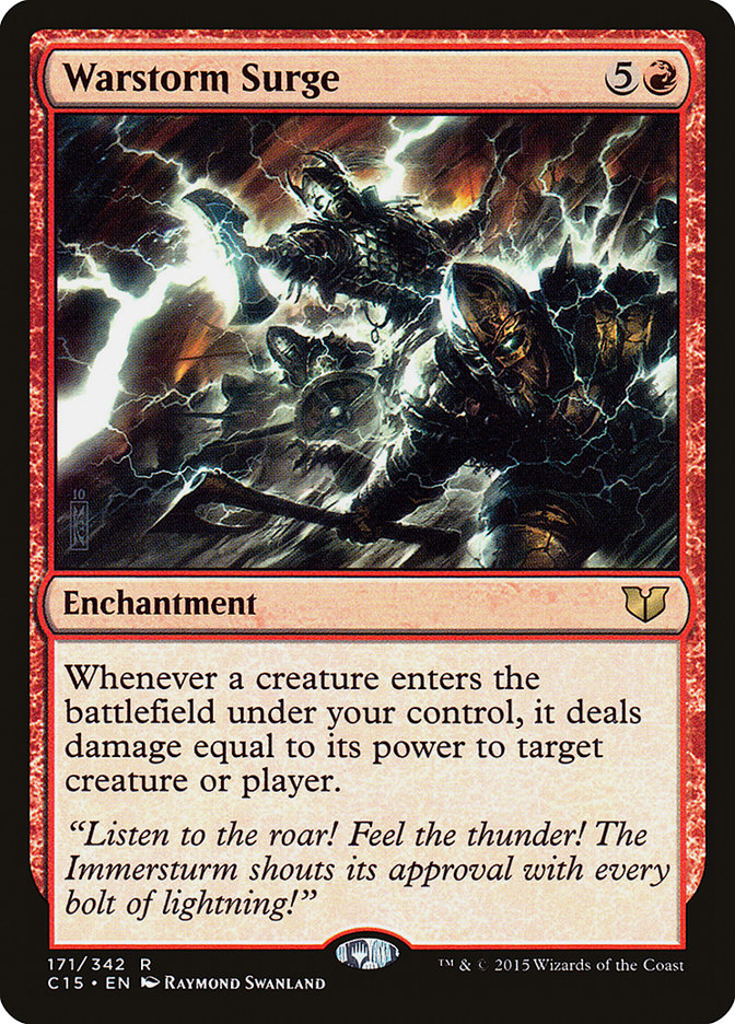 Warstorm Surge [Commander 2015] | Dragon's Lair Comics and Fantasy Houston TX