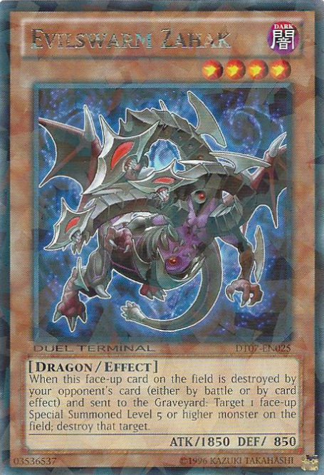 Evilswarm Zahak [DT07-EN025] Rare | Dragon's Lair Comics and Fantasy Houston TX