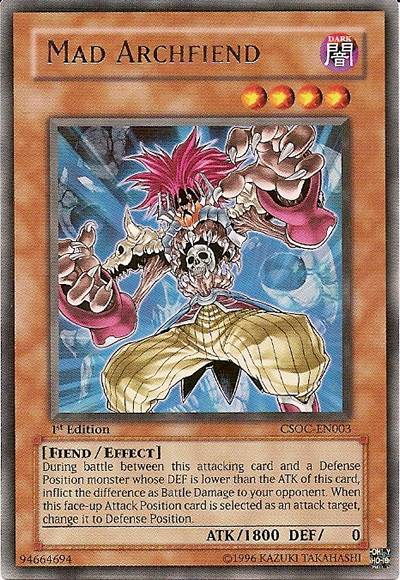 Mad Archfiend [CSOC-EN003] Rare | Dragon's Lair Comics and Fantasy Houston TX