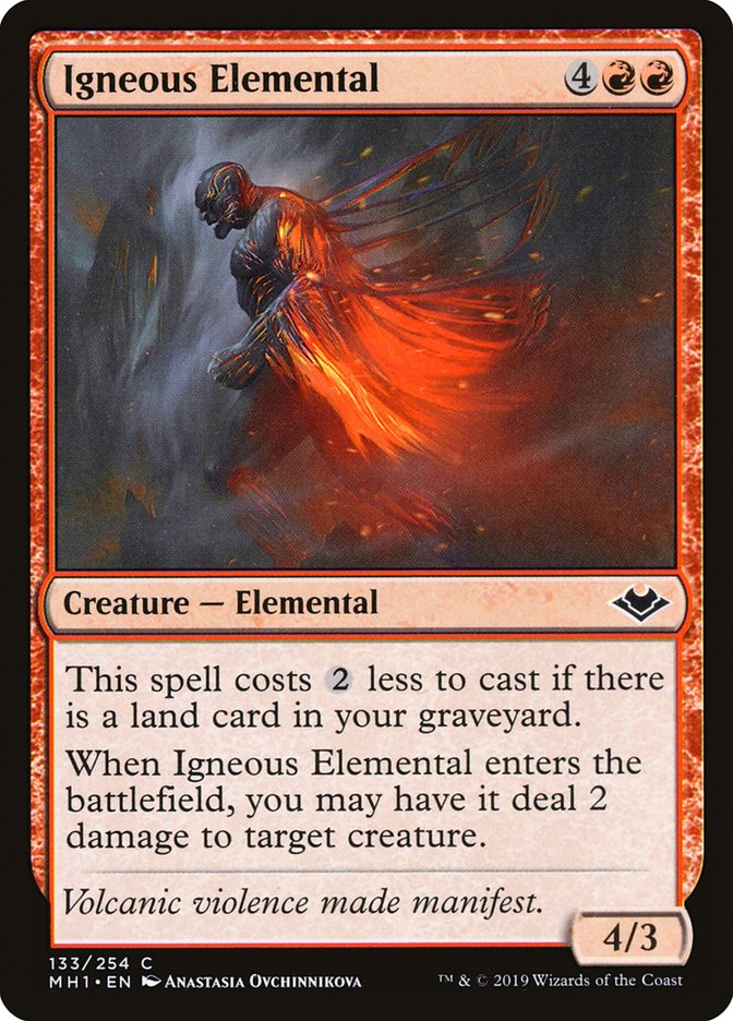 Igneous Elemental [Modern Horizons] | Dragon's Lair Comics and Fantasy Houston TX