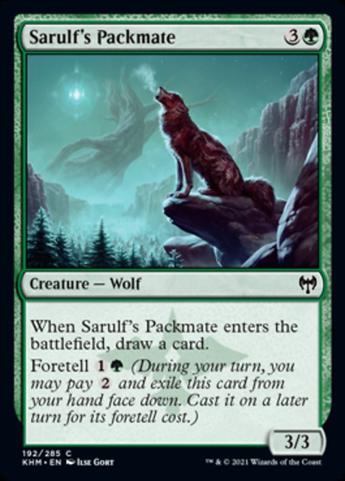 Sarulf's Packmate [Kaldheim] | Dragon's Lair Comics and Fantasy Houston TX