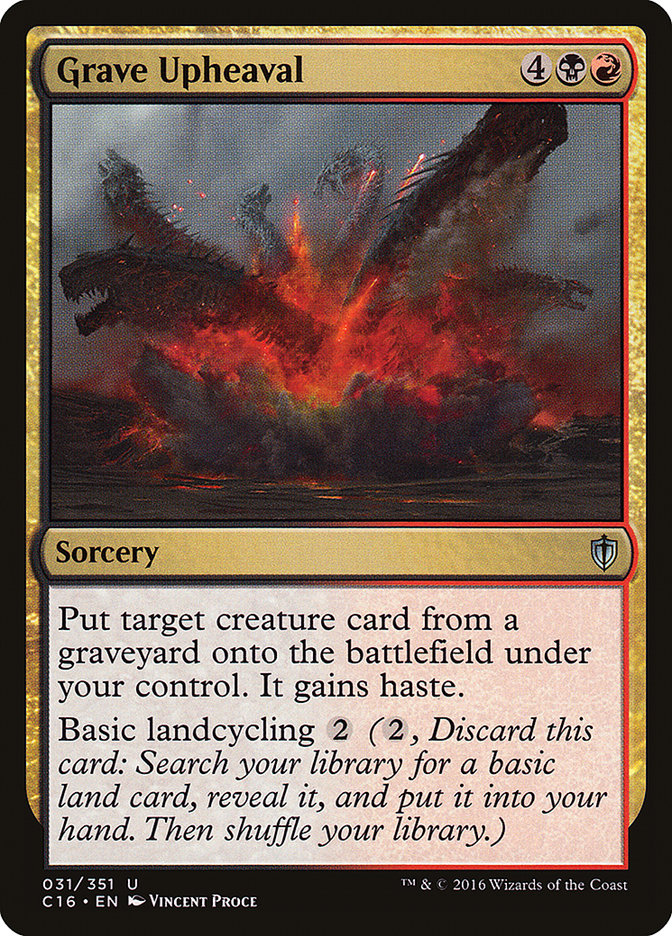 Grave Upheaval [Commander 2016] | Dragon's Lair Comics and Fantasy Houston TX