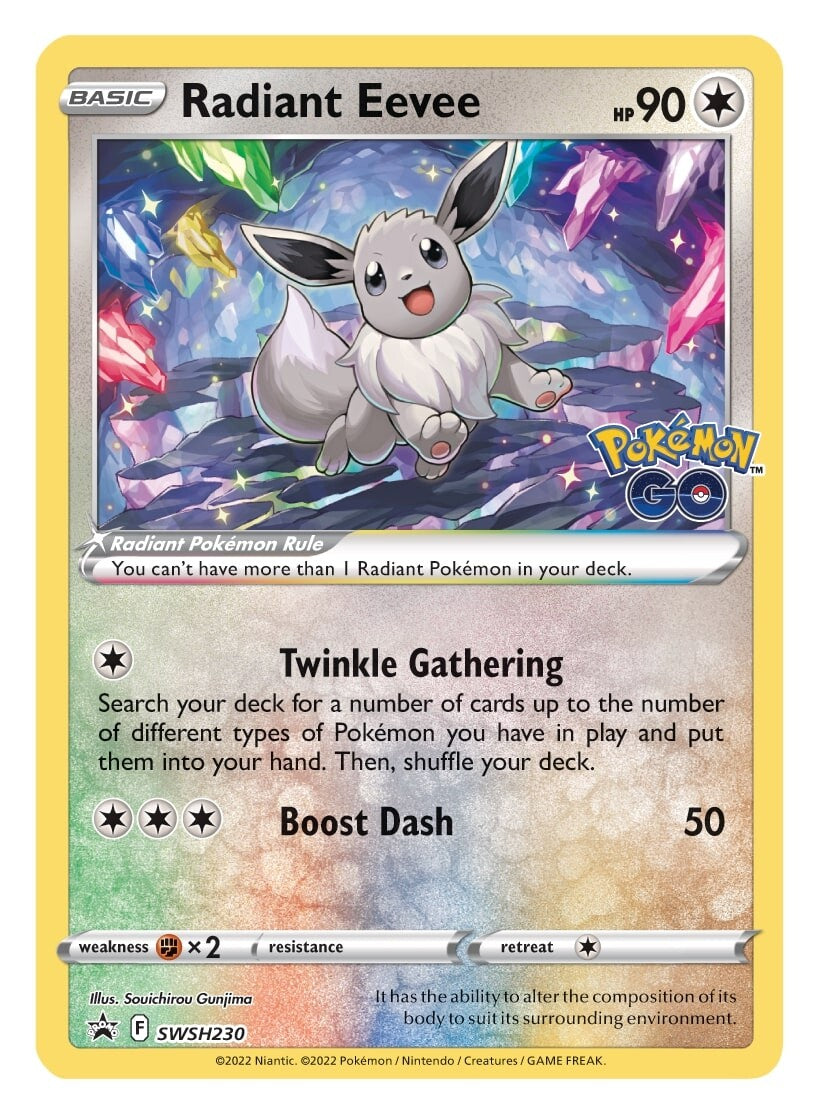 Radiant Eevee (SWSH230) [Sword & Shield: Black Star Promos] | Odin's Place