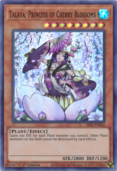 Talaya, Princess of Cherry Blossoms [SESL-EN052] Super Rare | Dragon's Lair Comics and Fantasy Houston TX