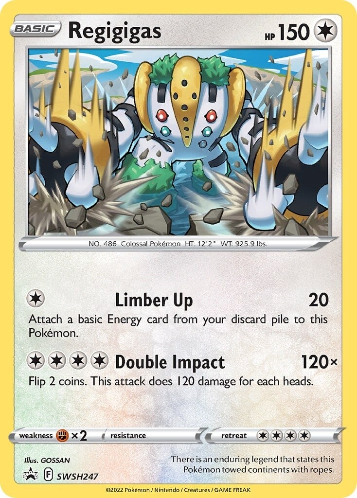 Regigigas (SWSH247) [Sword & Shield: Black Star Promos] | Dragon's Lair Comics and Fantasy Houston TX