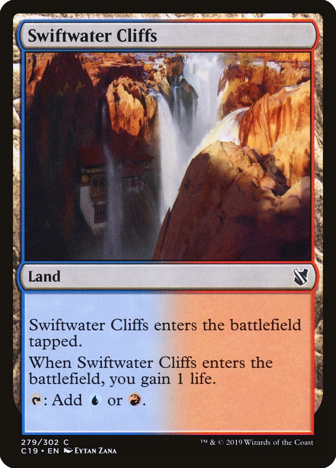 Swiftwater Cliffs [Commander 2019] | Dragon's Lair Comics and Fantasy Houston TX