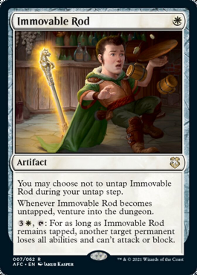 Immovable Rod [Dungeons & Dragons: Adventures in the Forgotten Realms Commander] | Dragon's Lair Comics and Fantasy Houston TX