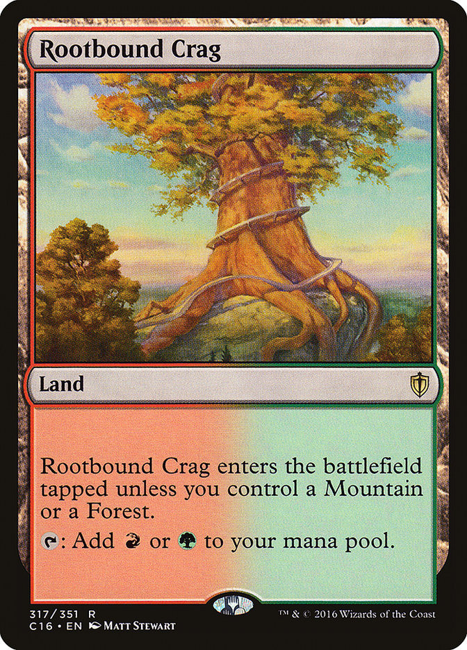 Rootbound Crag [Commander 2016] | Dragon's Lair Comics and Fantasy Houston TX
