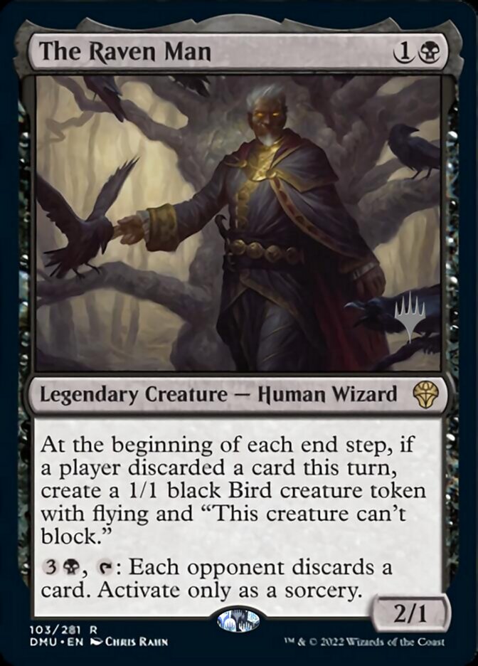 The Raven Man (Promo Pack) [Dominaria United Promos] | Dragon's Lair Comics and Fantasy Houston TX