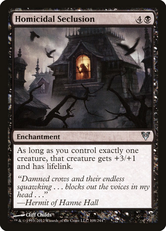 Homicidal Seclusion [Avacyn Restored] | Dragon's Lair Comics and Fantasy Houston TX