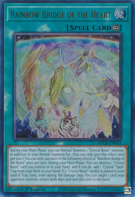 Rainbow Bridge of the Heart [SDCB-EN045] Ultra Rare | Dragon's Lair Comics and Fantasy Houston TX