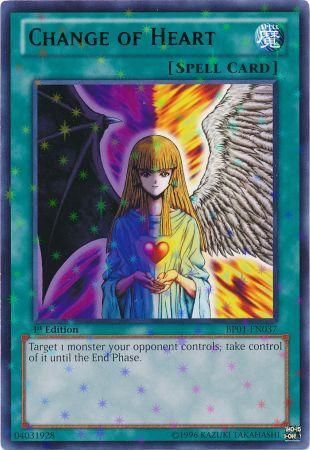 Change of Heart [BP01-EN037] Starfoil Rare | Dragon's Lair Comics and Fantasy Houston TX