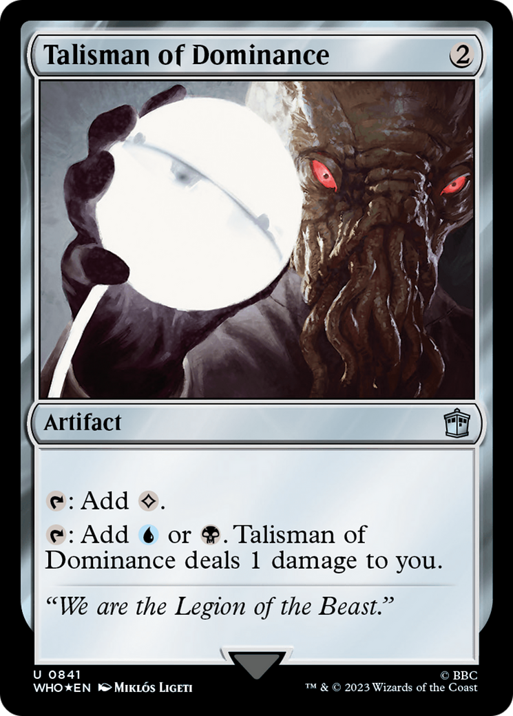 Talisman of Dominance (Surge Foil) [Doctor Who] | Dragon's Lair Comics and Fantasy Houston TX