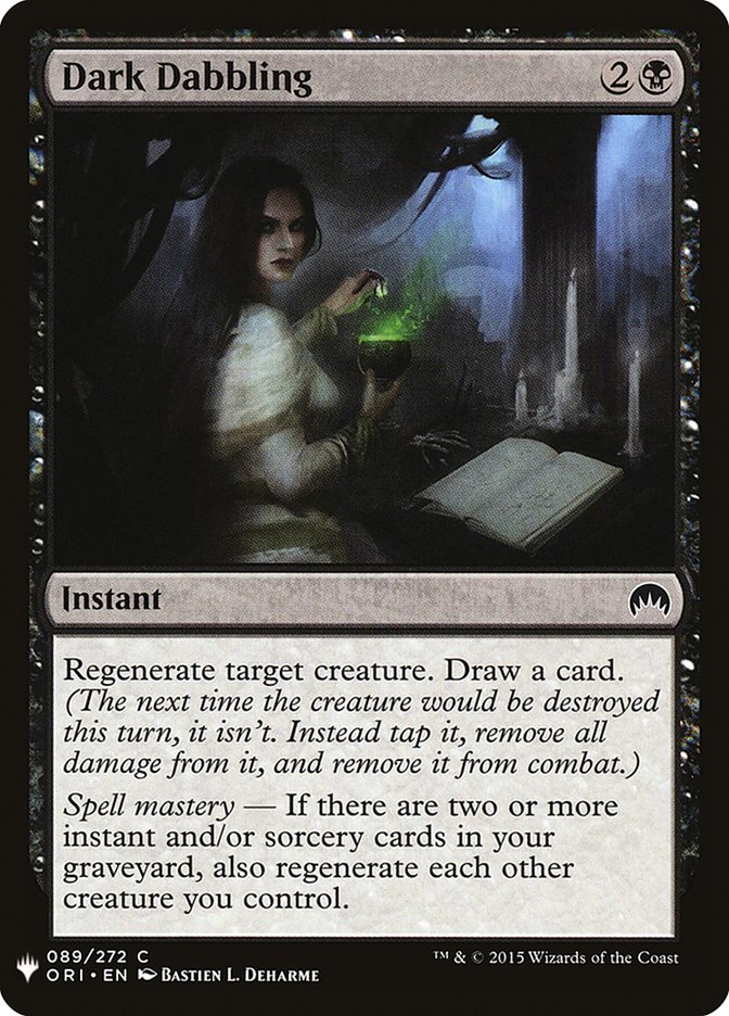Dark Dabbling [Mystery Booster] | Dragon's Lair Comics and Fantasy Houston TX