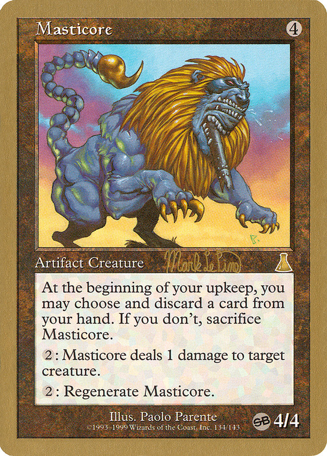 Masticore (Mark Le Pine) (SB) [World Championship Decks 1999] | Dragon's Lair Comics and Fantasy Houston TX