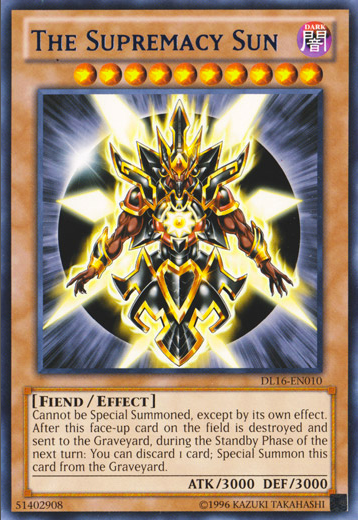 The Supremacy Sun (Blue) [DL16-EN010] Rare | Dragon's Lair Comics and Fantasy Houston TX