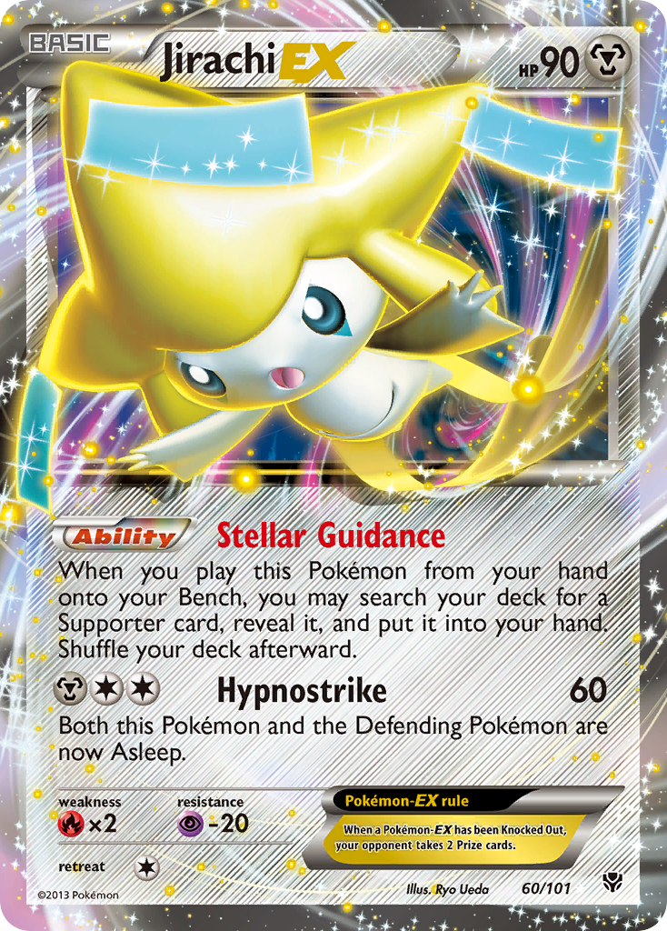 Jirachi EX (60/101) [Black & White: Plasma Blast] | Dragon's Lair Comics and Fantasy Houston TX