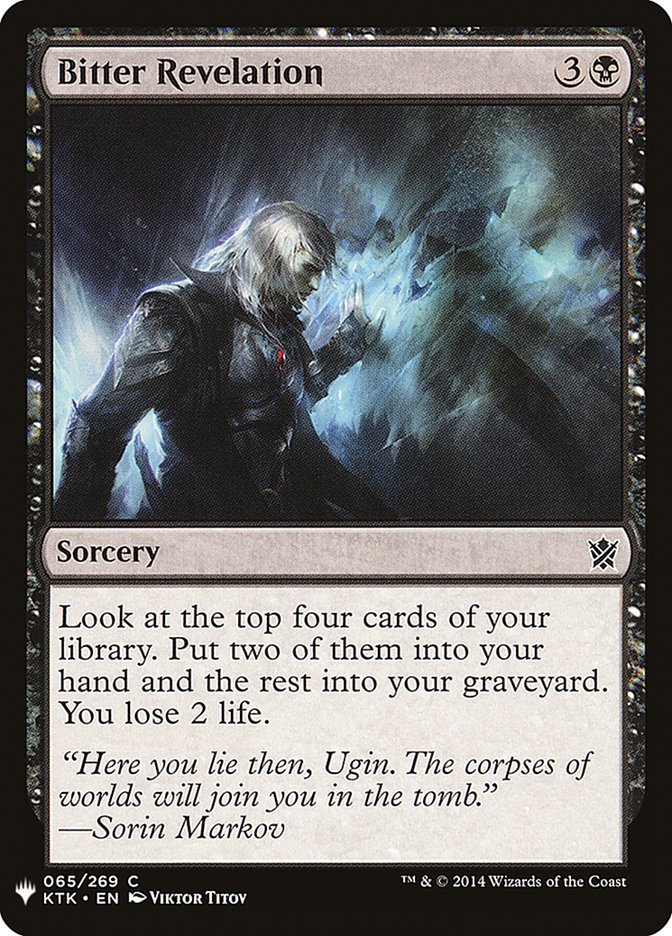 Bitter Revelation [Mystery Booster] | Dragon's Lair Comics and Fantasy Houston TX