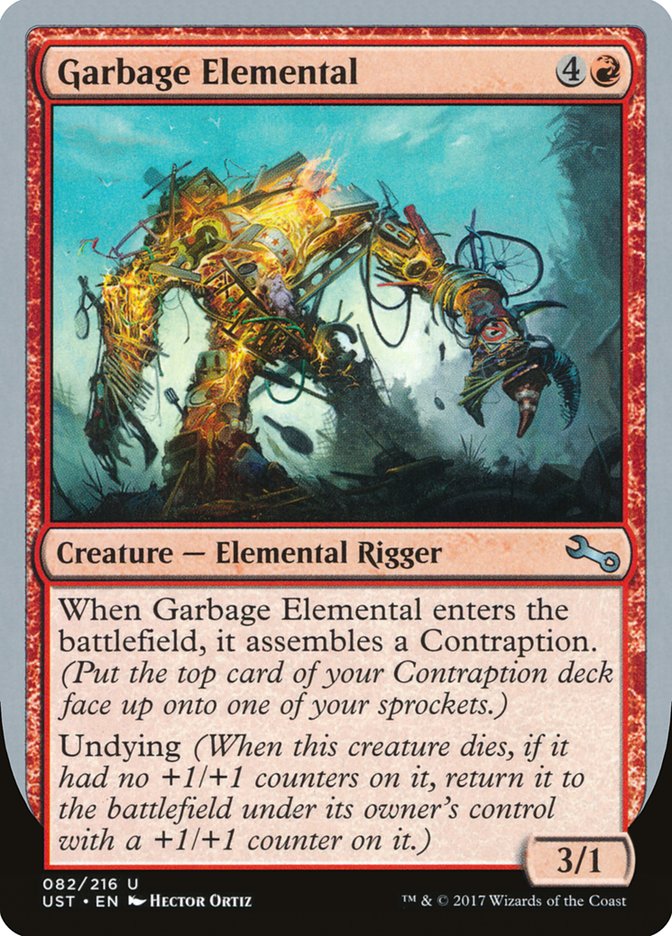 Garbage Elemental (3/1 Creature) [Unstable] | Dragon's Lair Comics and Fantasy Houston TX