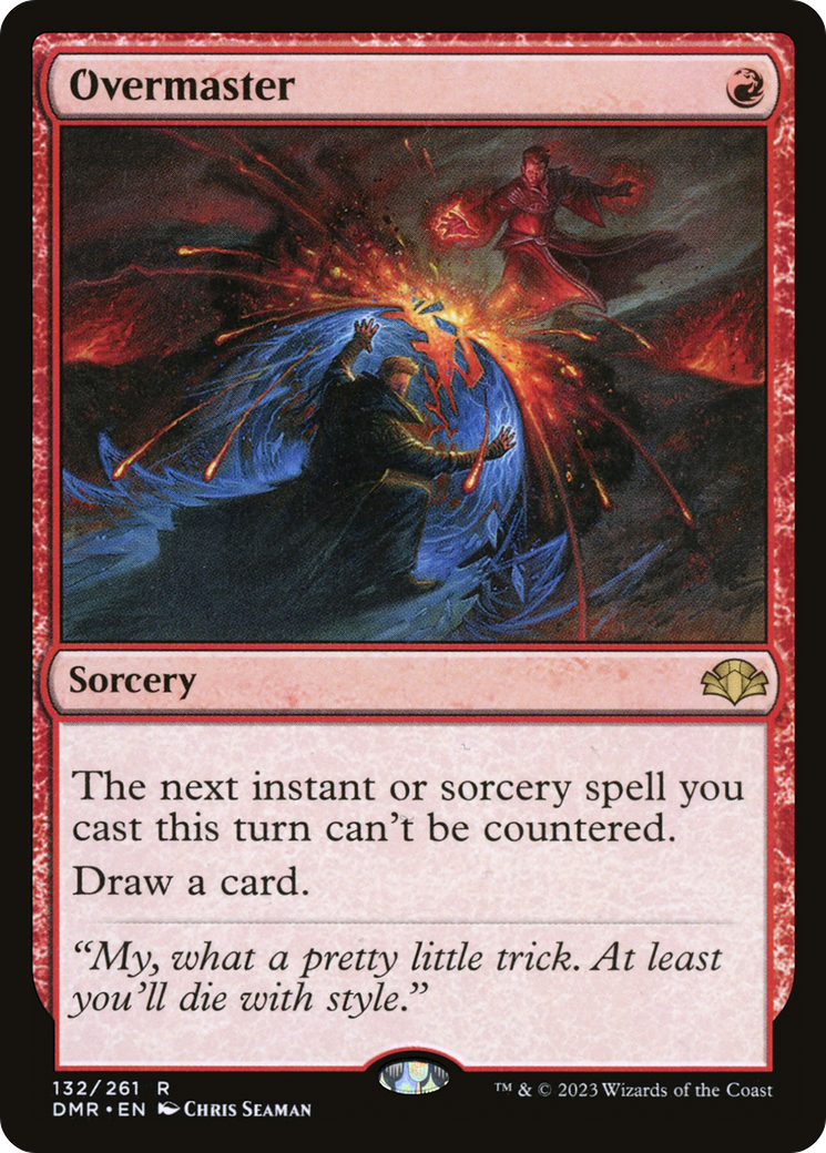 Overmaster [Dominaria Remastered] | Dragon's Lair Comics and Fantasy Houston TX