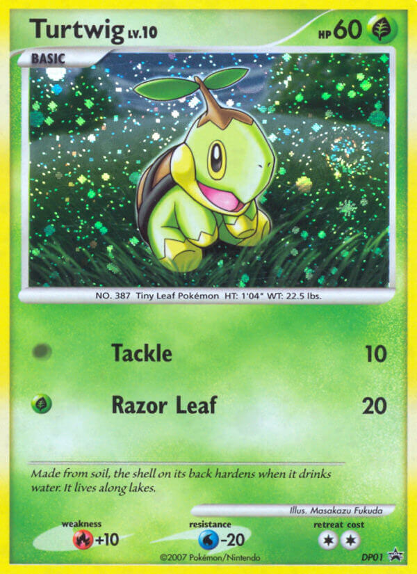 Turtwig (DP01) [Diamond & Pearl: Black Star Promos] | Dragon's Lair Comics and Fantasy Houston TX