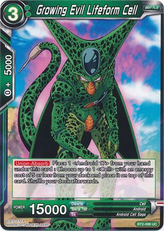 Growing Evil Lifeform Cell (BT2-086) [Union Force] | Dragon's Lair Comics and Fantasy Houston TX