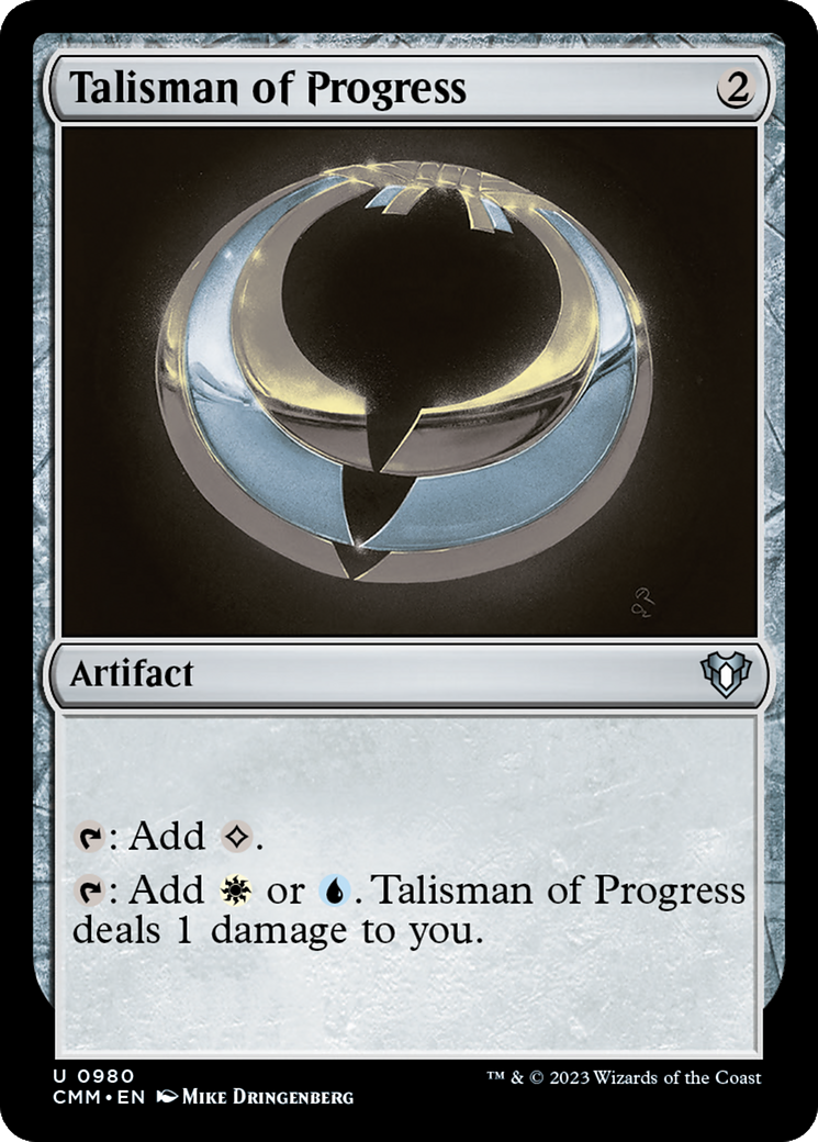 Talisman of Progress [Commander Masters] | Dragon's Lair Comics and Fantasy Houston TX