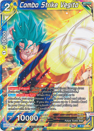 Combo Strike Vegito (Shop Tournament: Assault of Saiyans) (P-133) [Promotion Cards] | Dragon's Lair Comics and Fantasy Houston TX