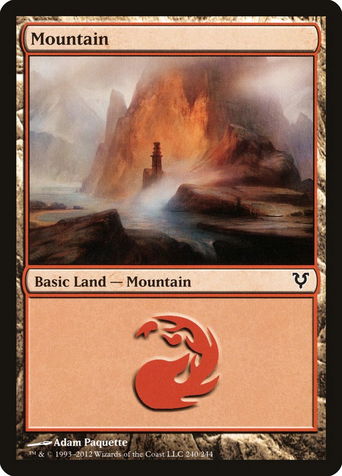 Mountain (240) [Avacyn Restored] | Dragon's Lair Comics and Fantasy Houston TX